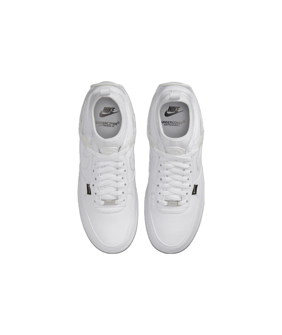 NIKE Белые кожаные кроссовки, фото 4