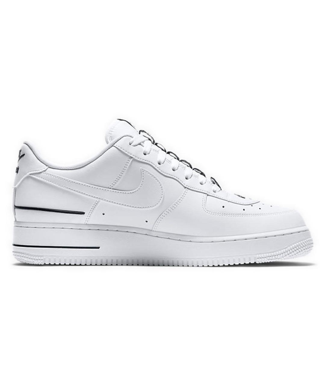 NIKE Белые кожаные кроссовки, фото 2