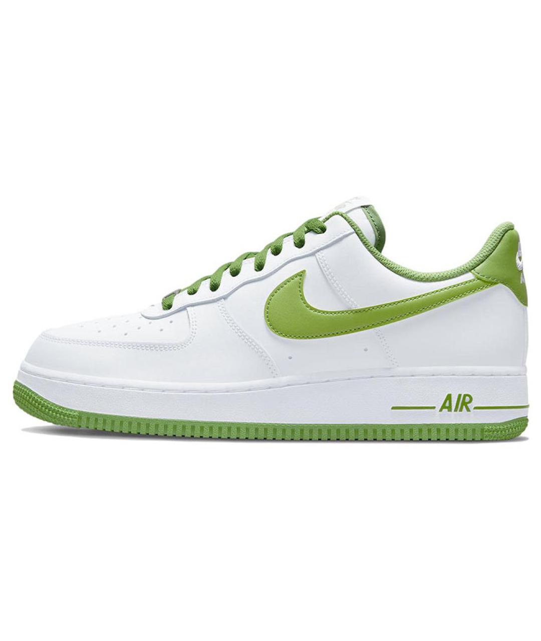 NIKE Белые кожаные низкие кроссовки / кеды, фото 2