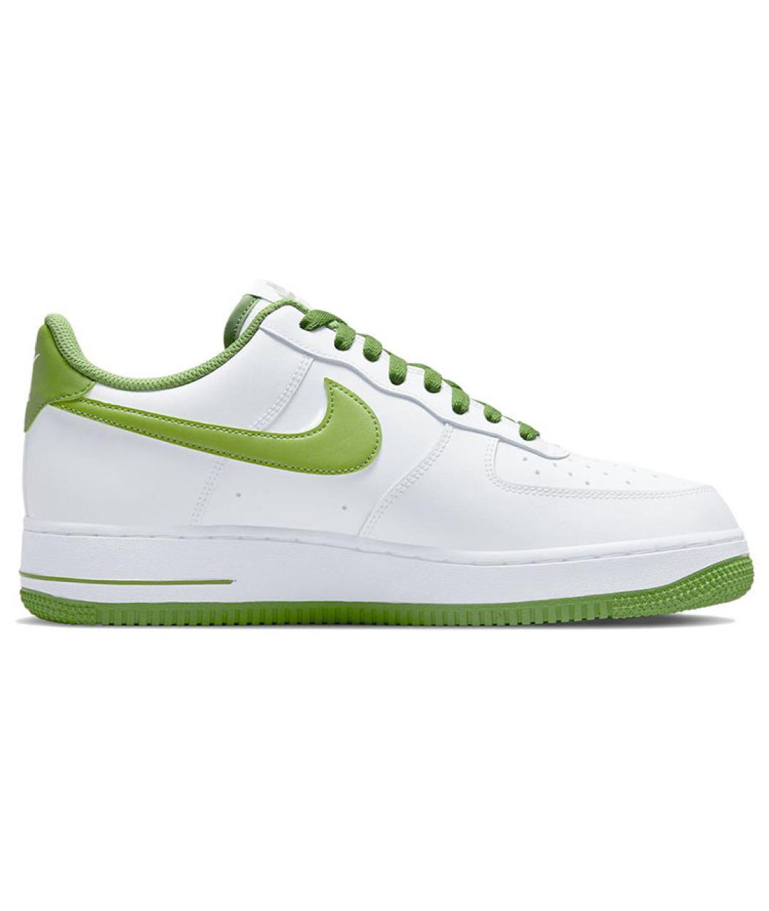 NIKE Белые кожаные низкие кроссовки / кеды, фото 3