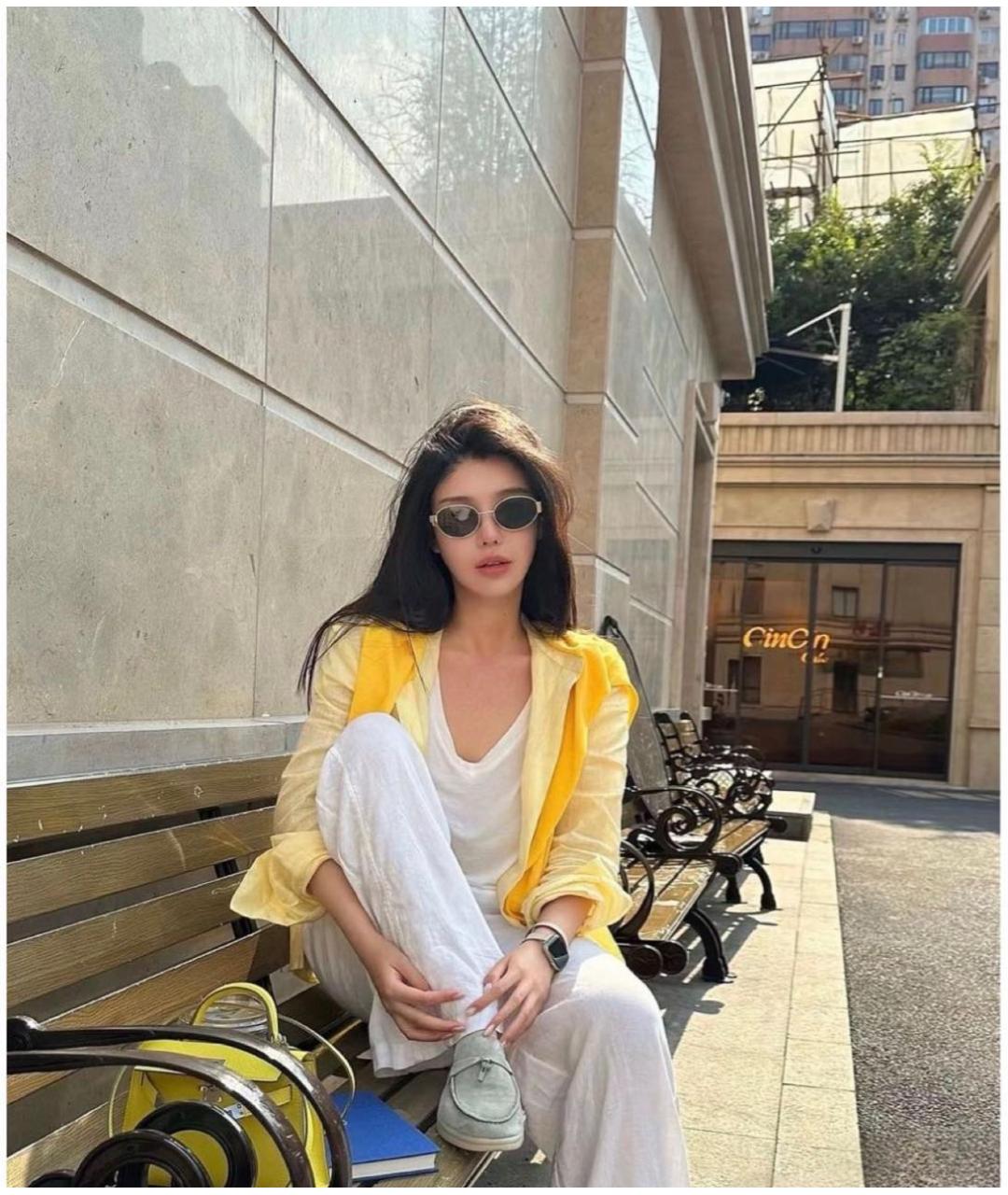 CELINE Золотые металлические солнцезащитные очки, фото 5