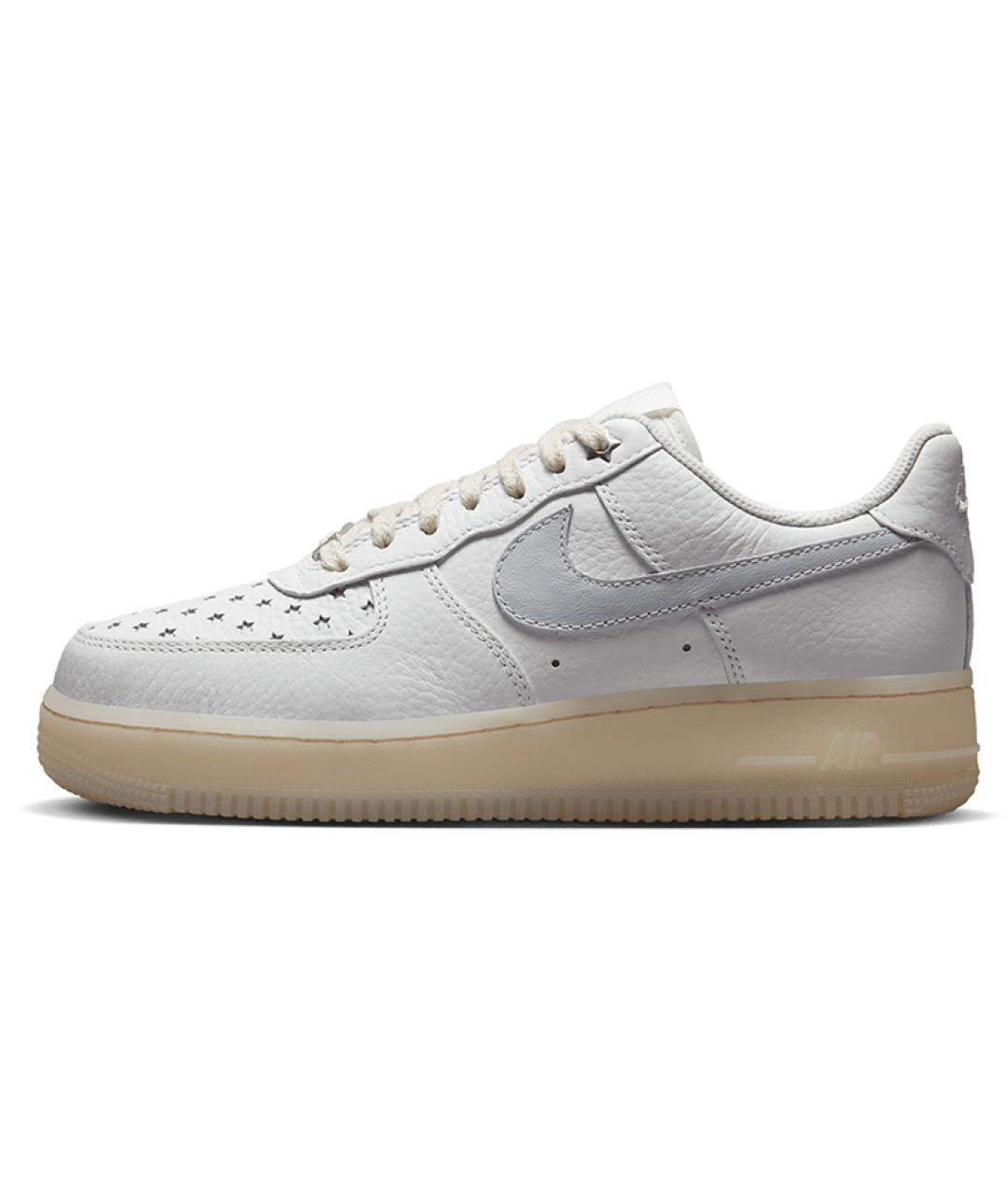 NIKE Белые кожаные кроссовки, фото 4