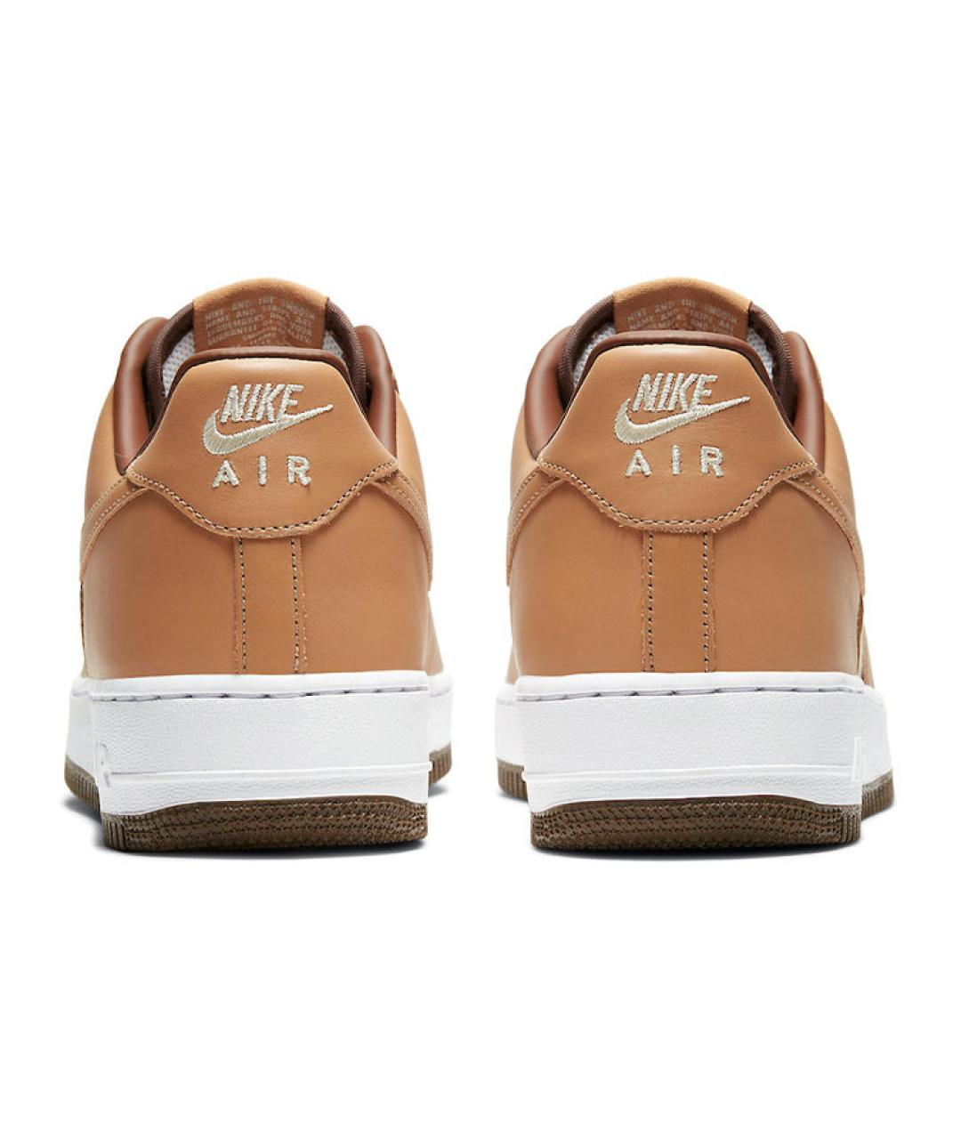 NIKE Коричневые кожаные кроссовки, фото 6