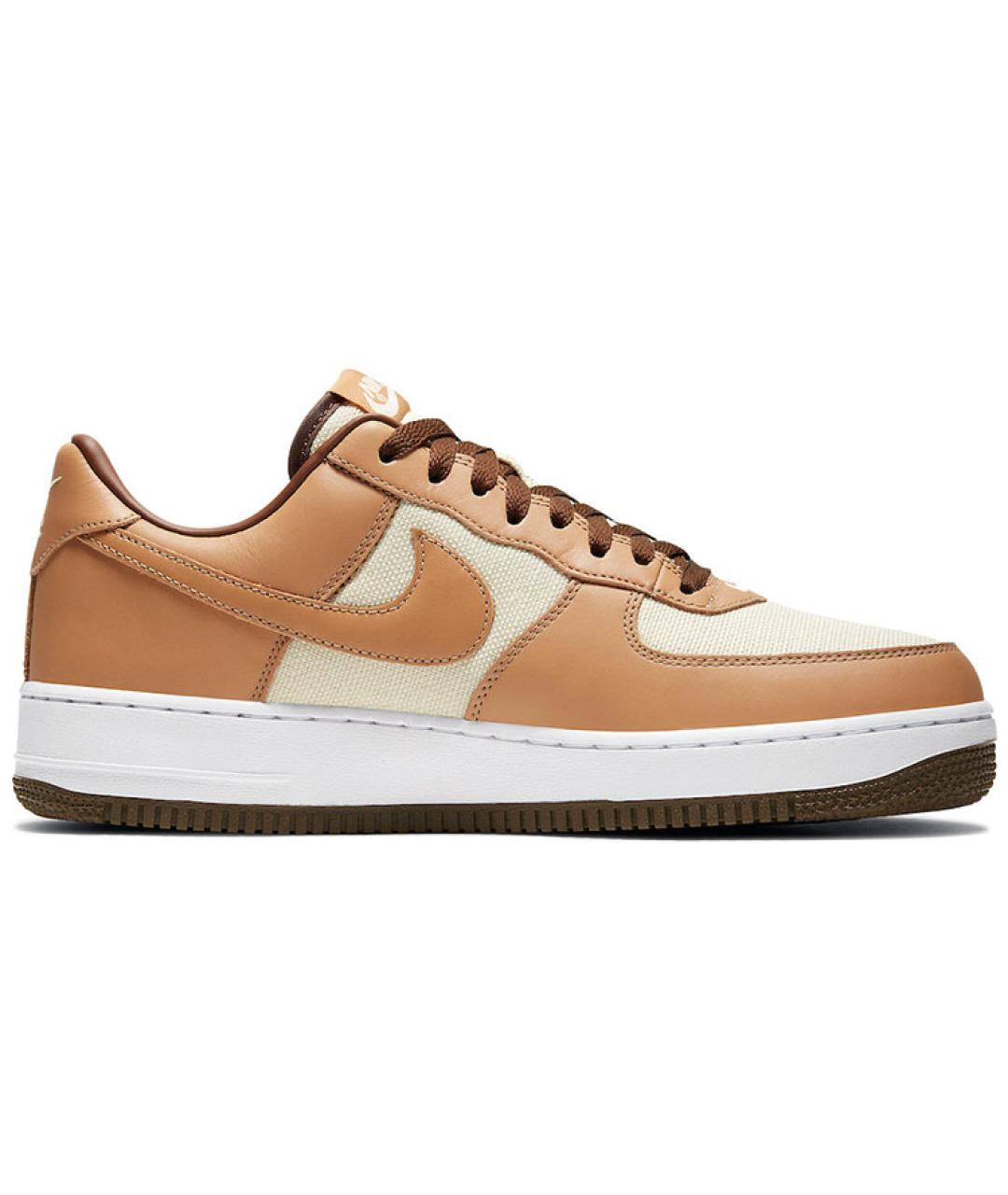 NIKE Коричневые кожаные кроссовки, фото 2