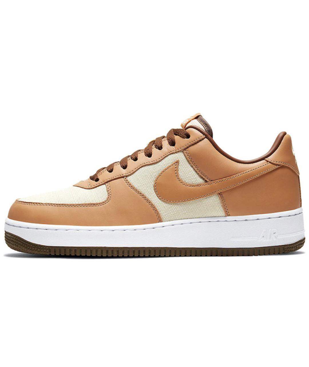 NIKE Коричневые кожаные кроссовки, фото 3