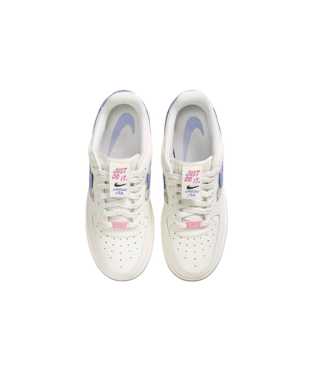 NIKE Белые кожаные кроссовки, фото 5