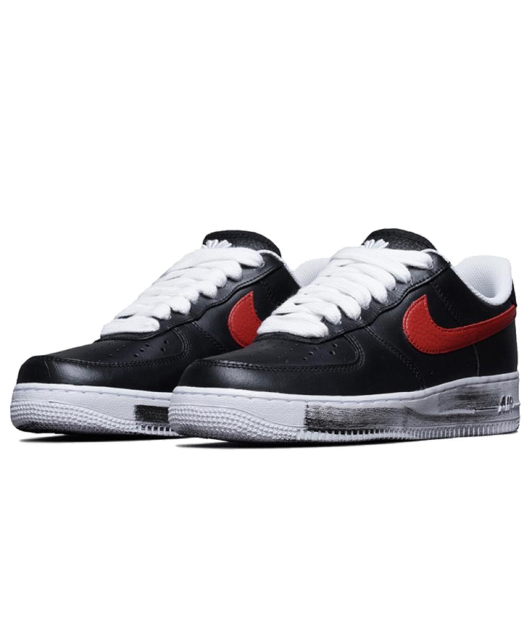 NIKE Черные кожаные кроссовки, фото 4