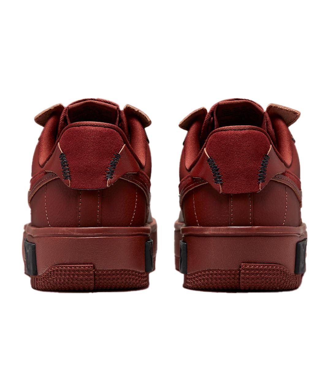 NIKE Бордовые кожаные кроссовки, фото 6