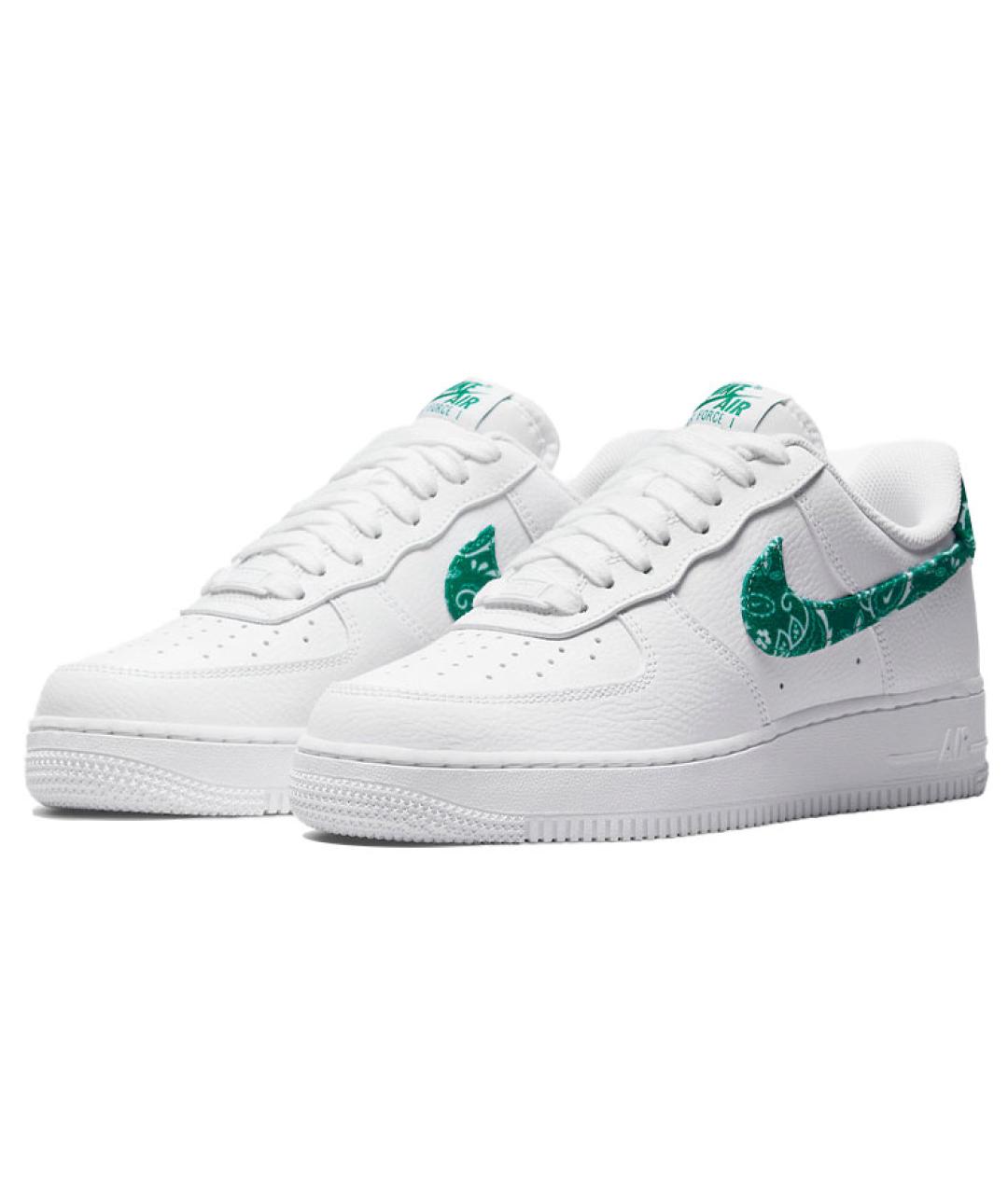 NIKE Белые кожаные кроссовки, фото 3