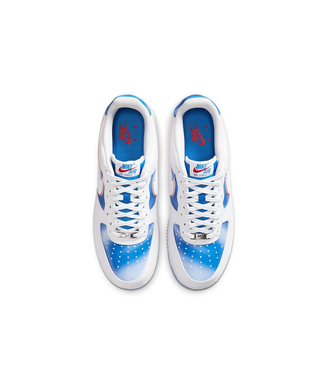 NIKE Белые кожаные низкие кроссовки / кеды, фото 5