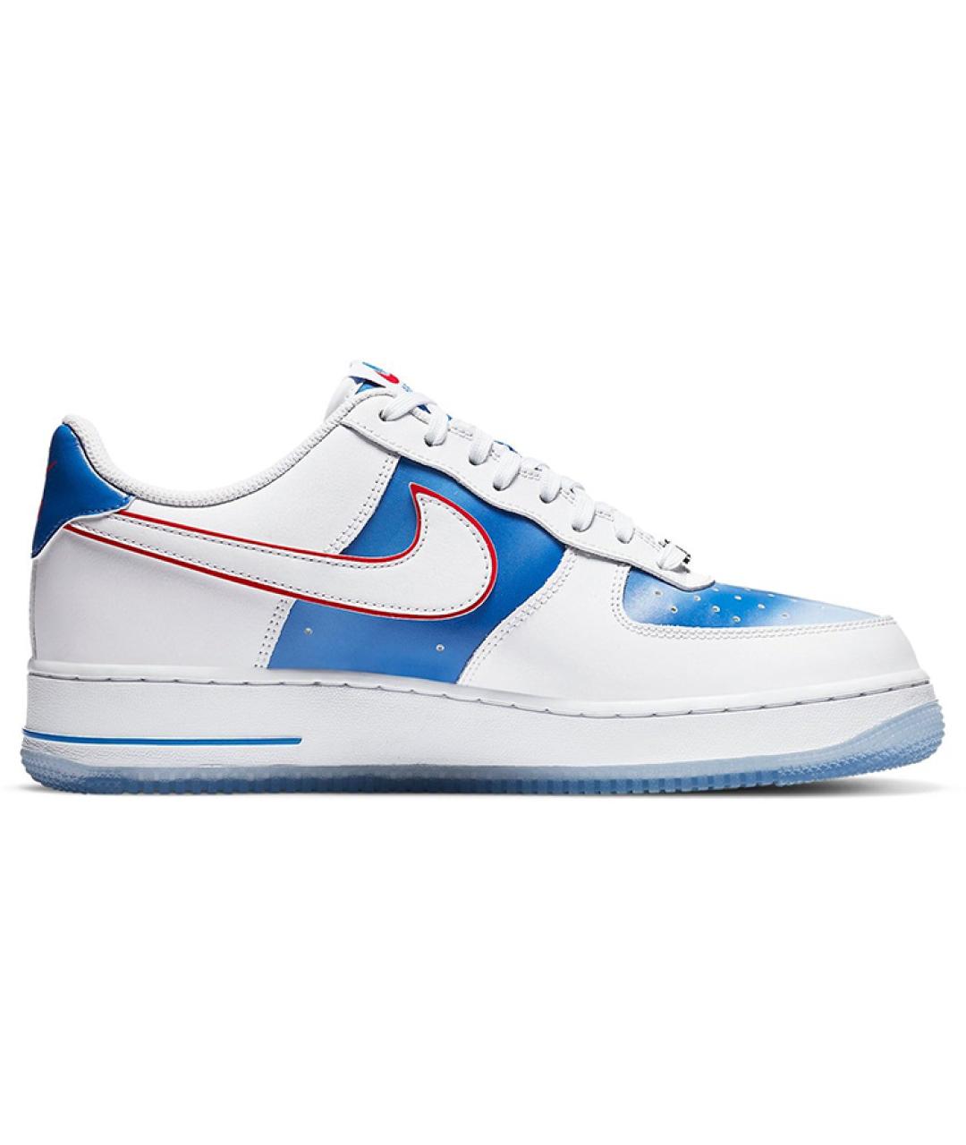NIKE Белые кожаные низкие кроссовки / кеды, фото 3