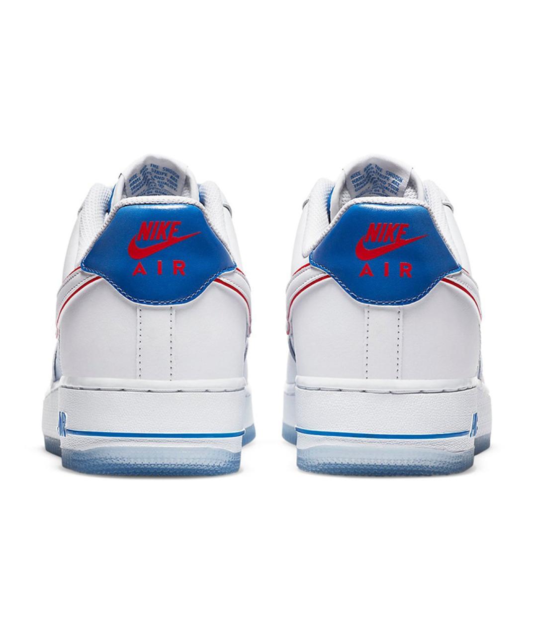 NIKE Белые кожаные низкие кроссовки / кеды, фото 6