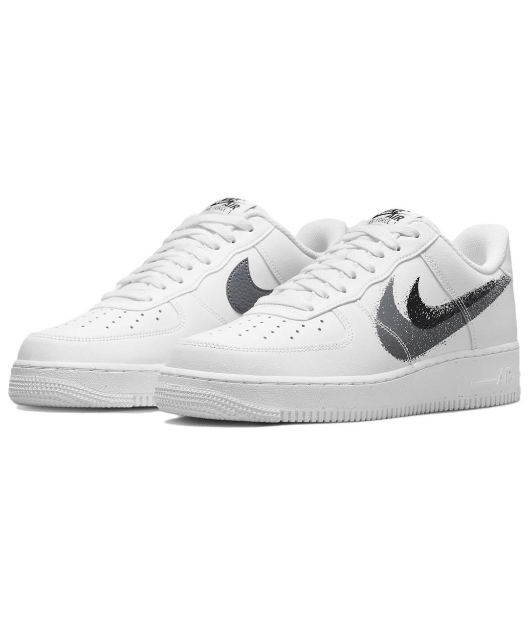 NIKE Белые кожаные кроссовки, фото 3