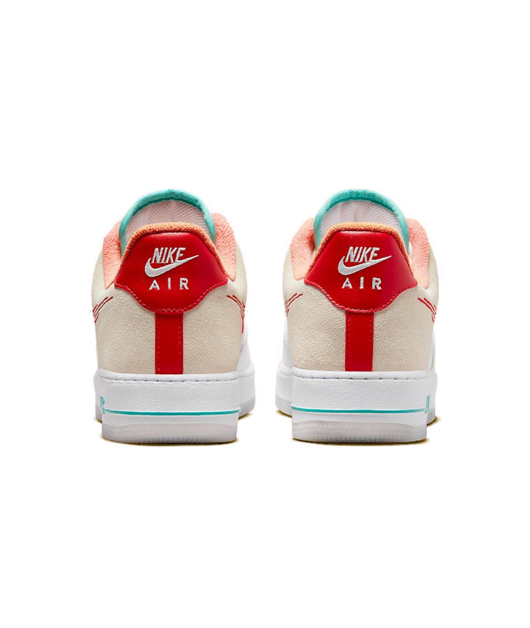 NIKE Белые кожаные низкие кроссовки / кеды, фото 6