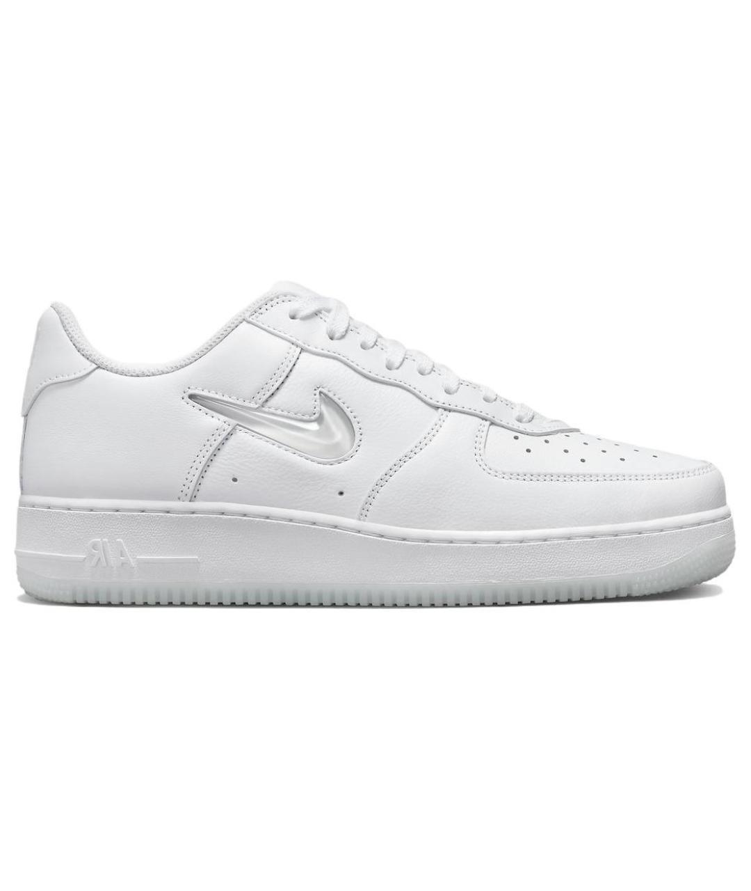 NIKE Белые кожаные низкие кроссовки / кеды, фото 1