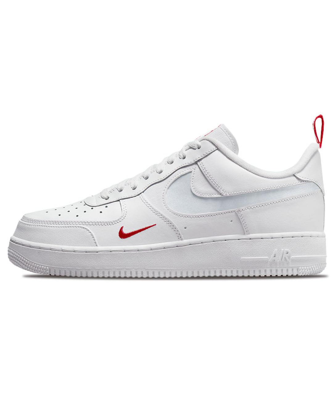 NIKE Белые кожаные низкие кроссовки / кеды, фото 2