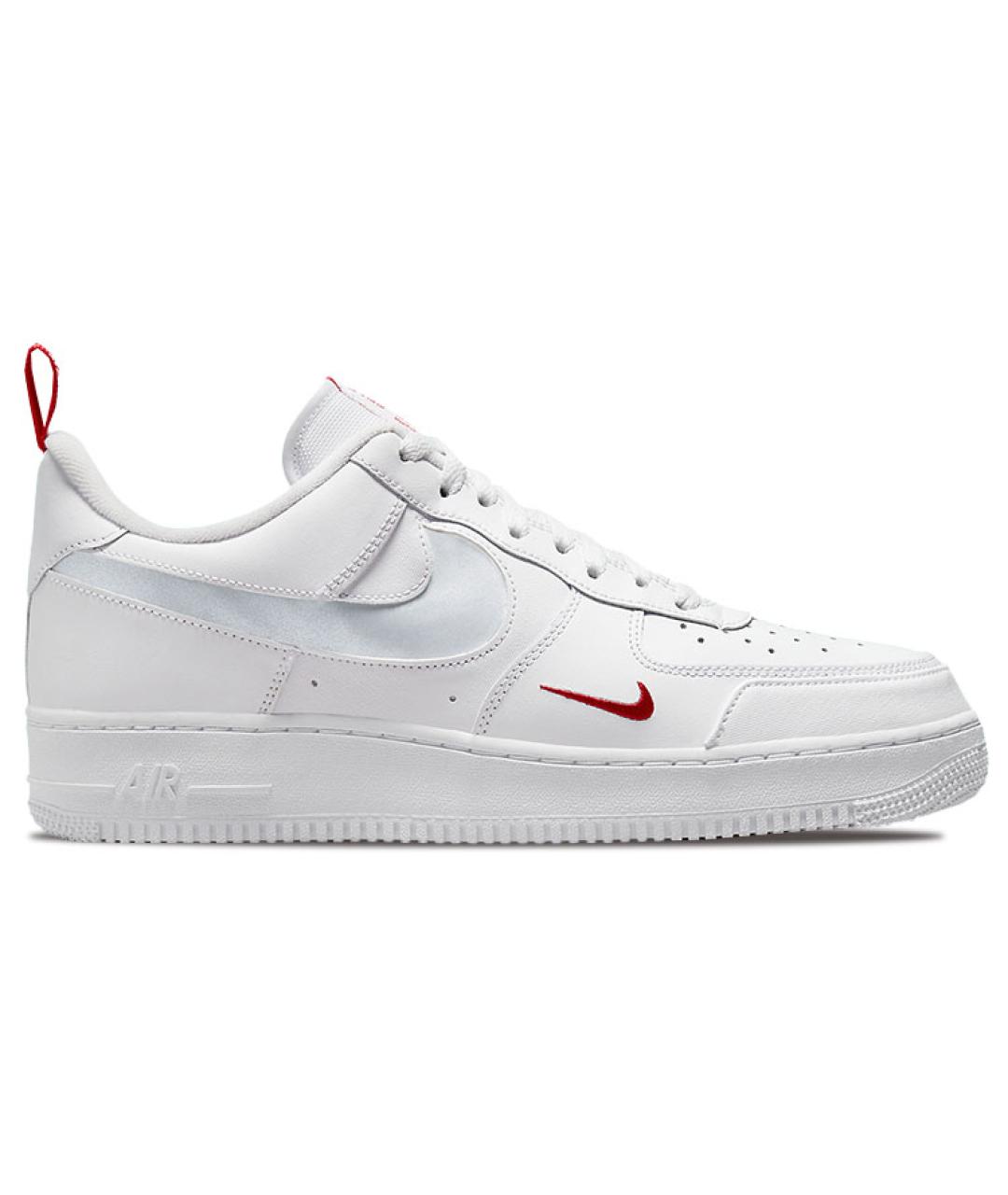 NIKE Белые кожаные низкие кроссовки / кеды, фото 1