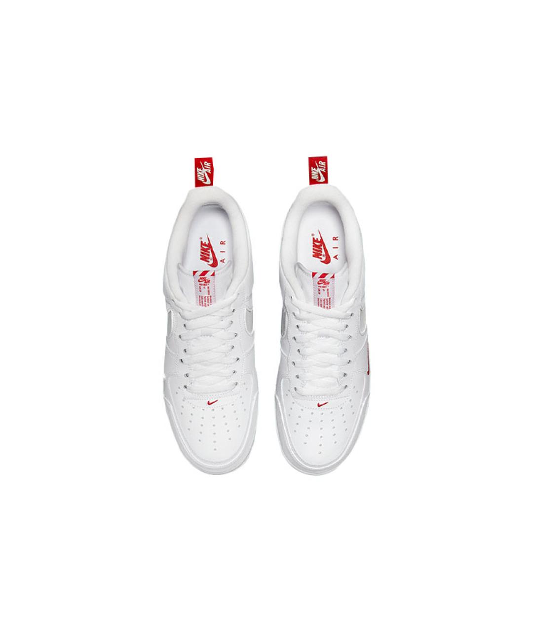 NIKE Белые кожаные низкие кроссовки / кеды, фото 4