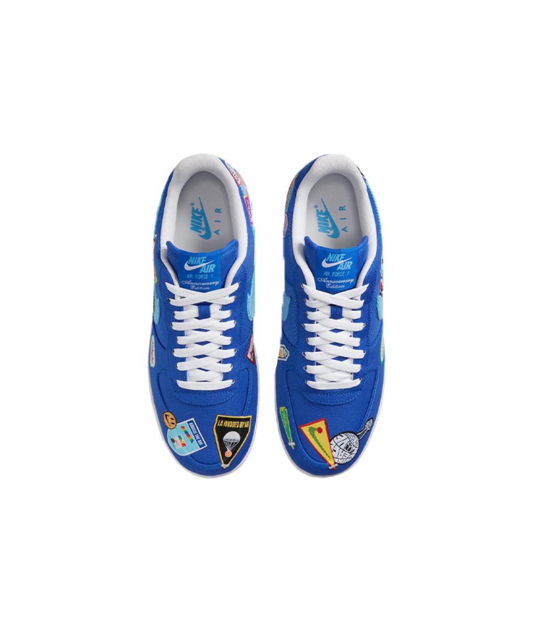 NIKE Синие низкие кроссовки / кеды, фото 5