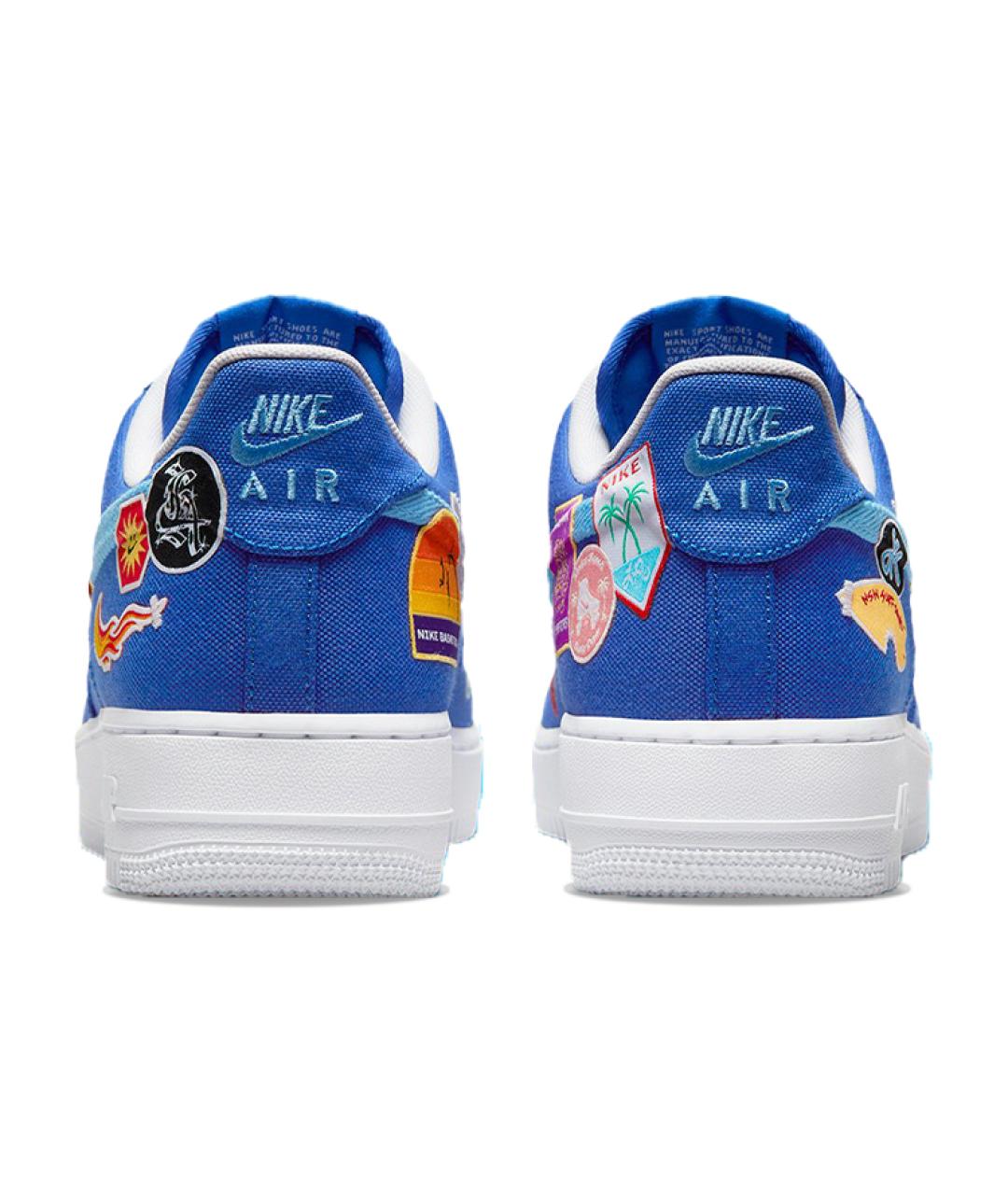 NIKE Синие низкие кроссовки / кеды, фото 6