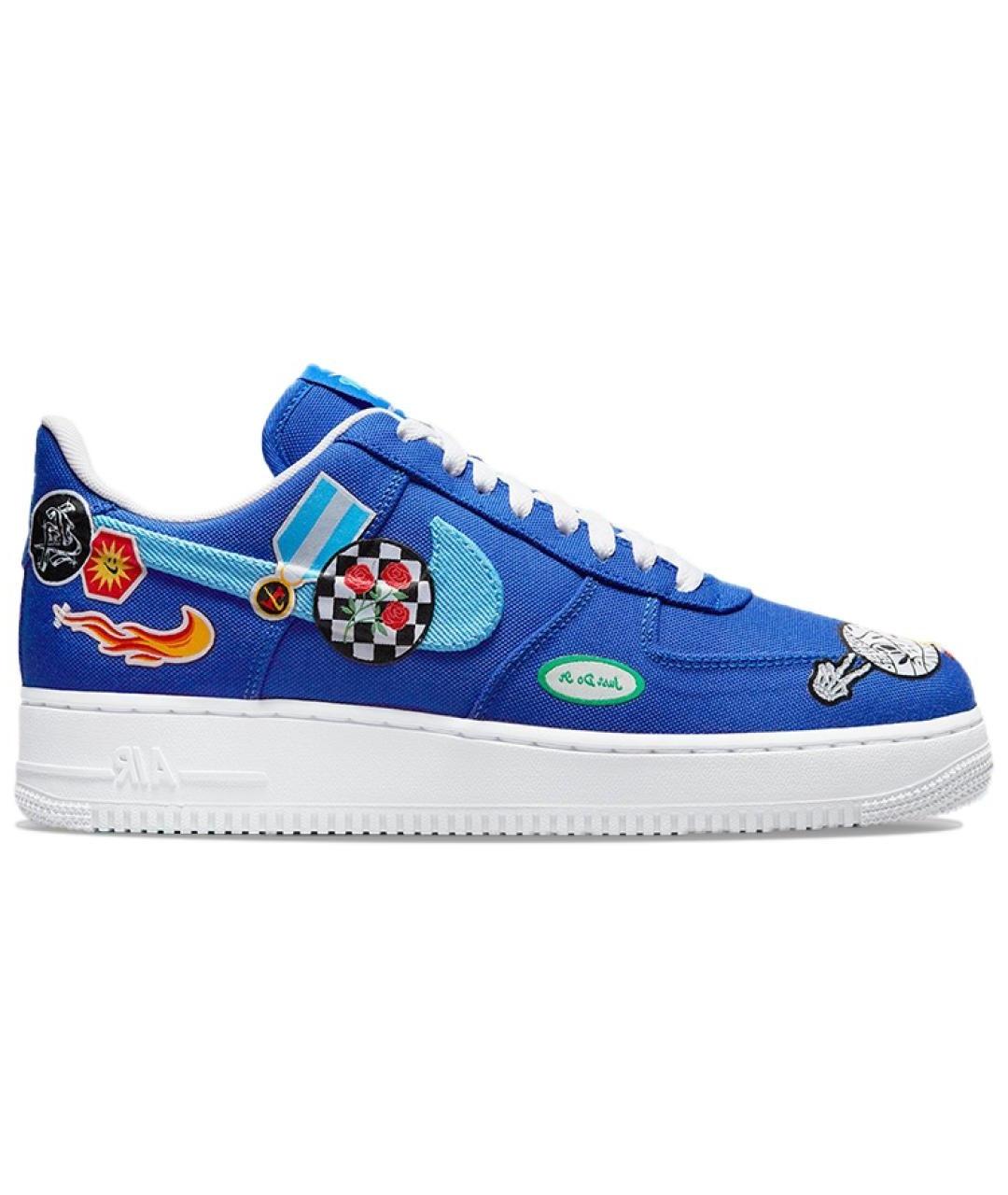 NIKE Синие низкие кроссовки / кеды, фото 1