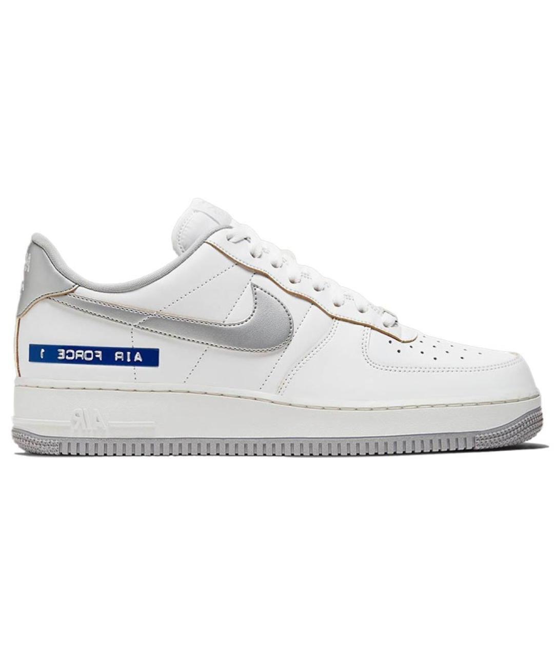 NIKE Белые кожаные низкие кроссовки / кеды, фото 1