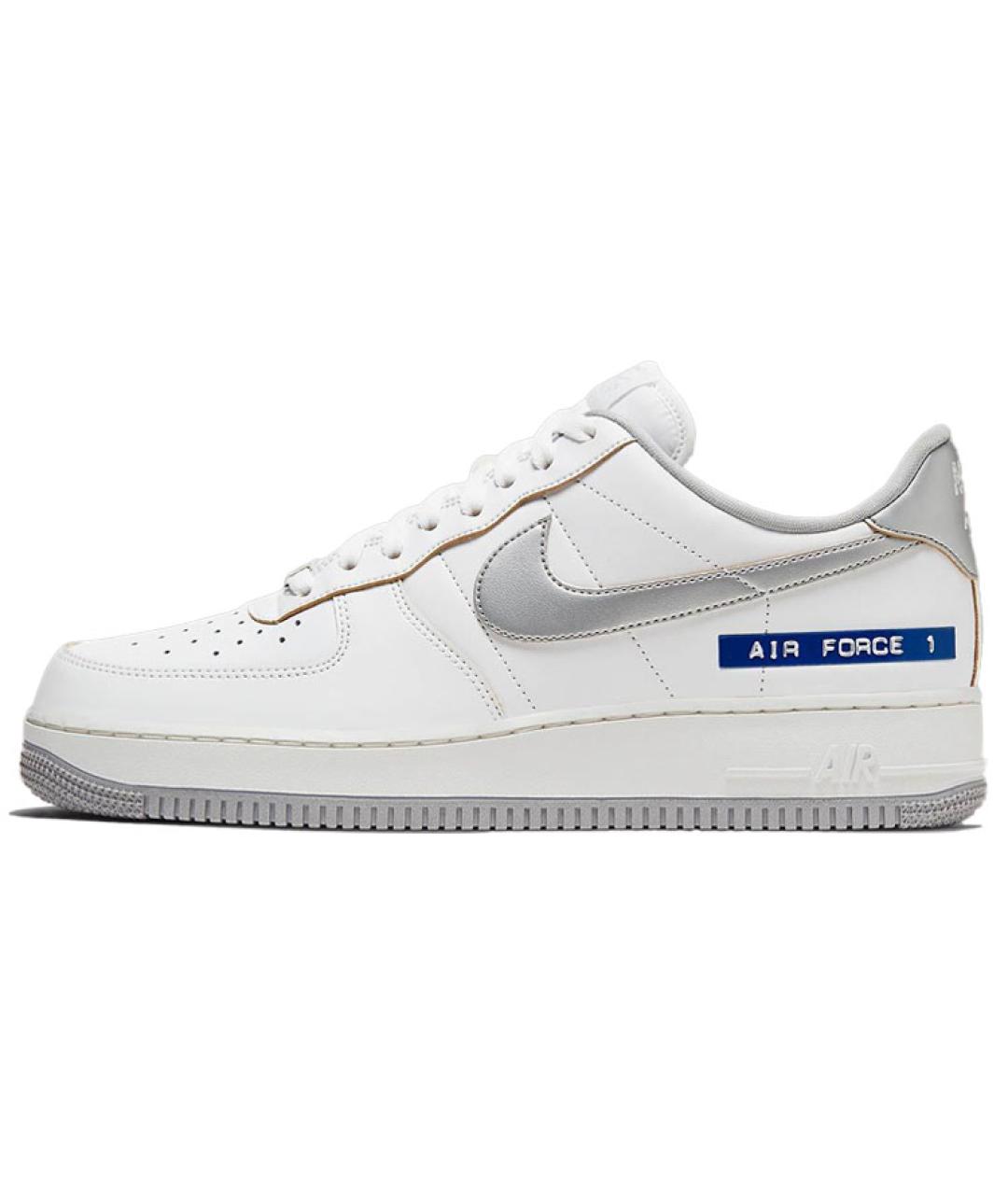 NIKE Белые кожаные низкие кроссовки / кеды, фото 2