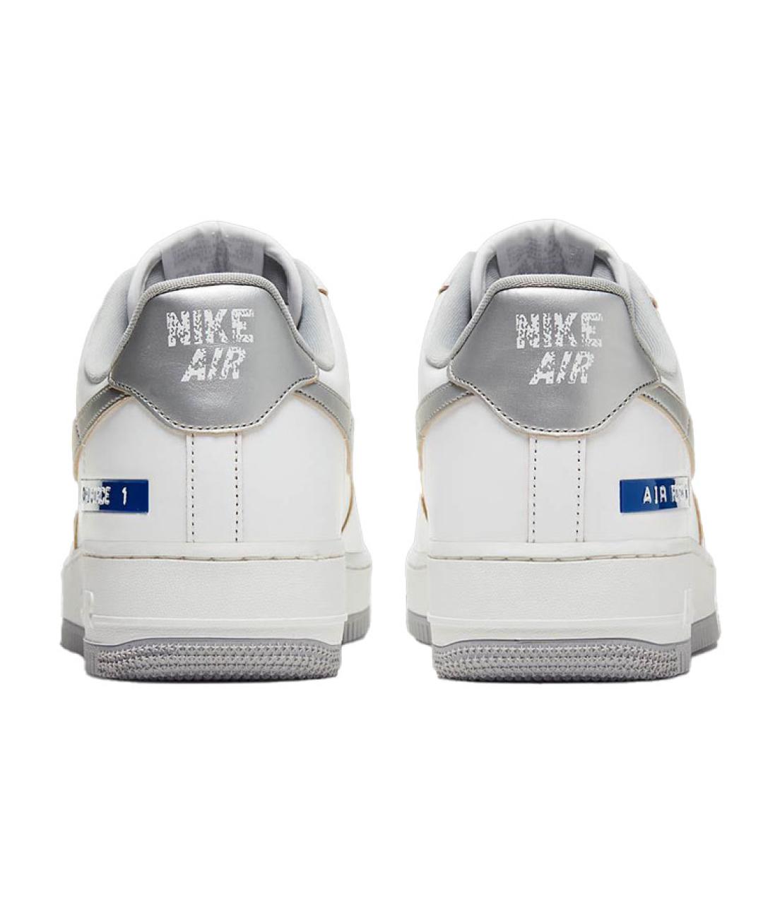 NIKE Белые кожаные низкие кроссовки / кеды, фото 6