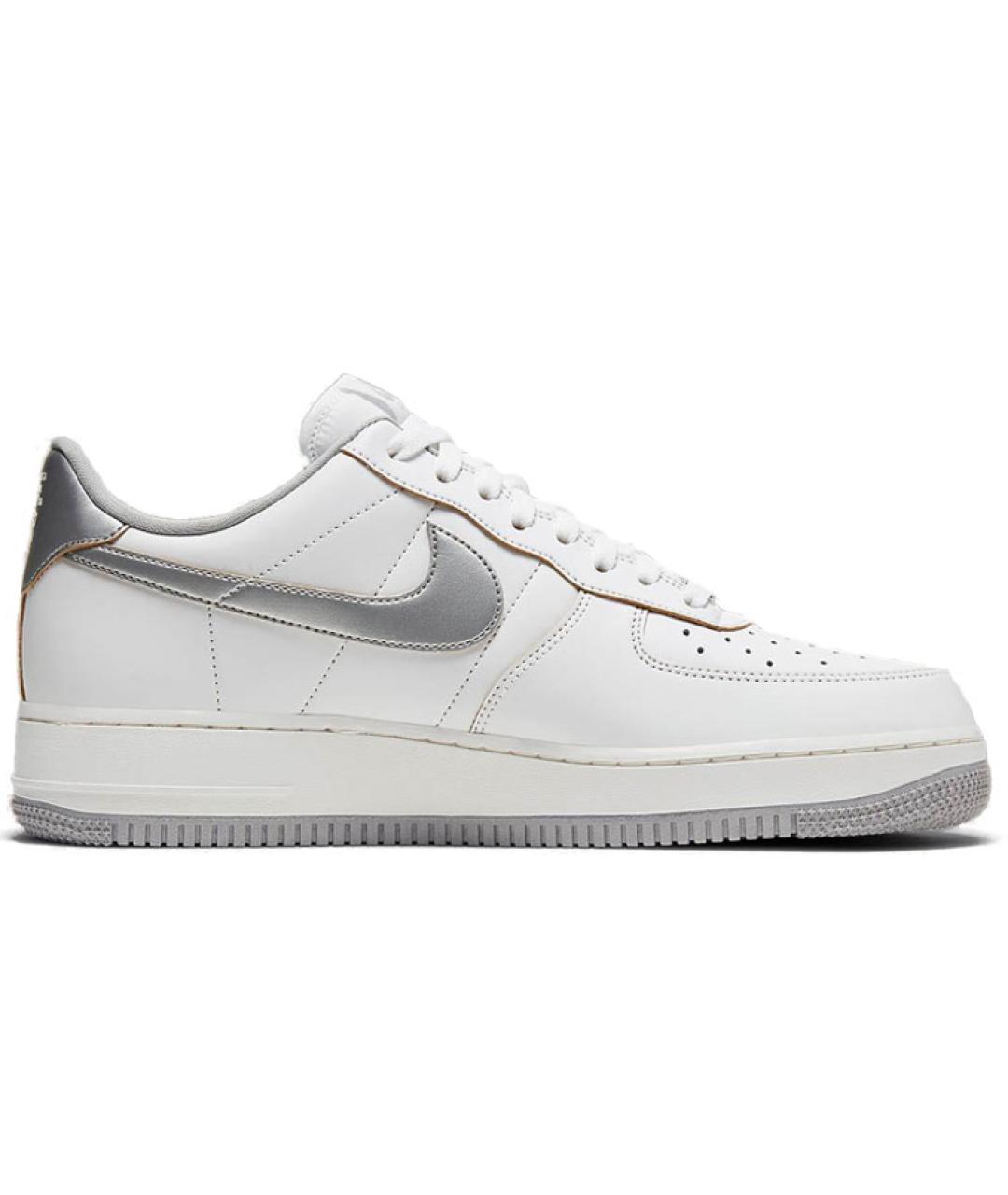 NIKE Белые кожаные низкие кроссовки / кеды, фото 3