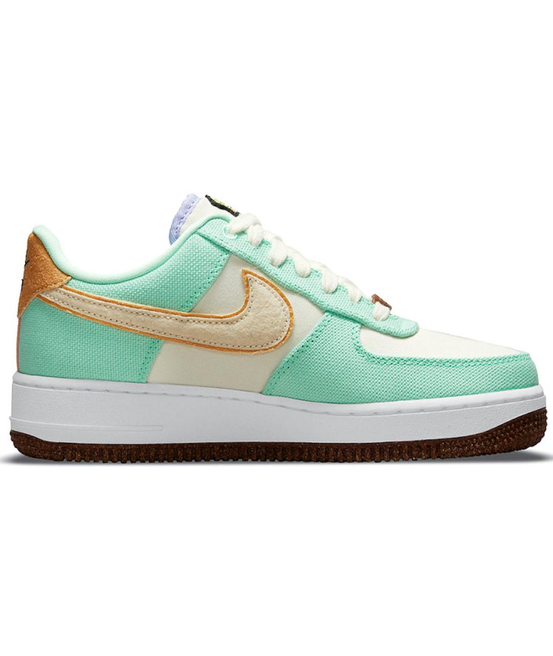 NIKE Зеленые кожаные кроссовки, фото 2