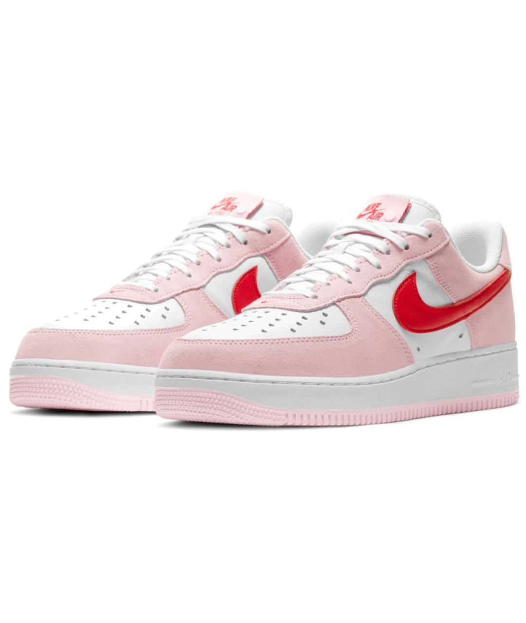 NIKE Розовые кожаные кроссовки, фото 4