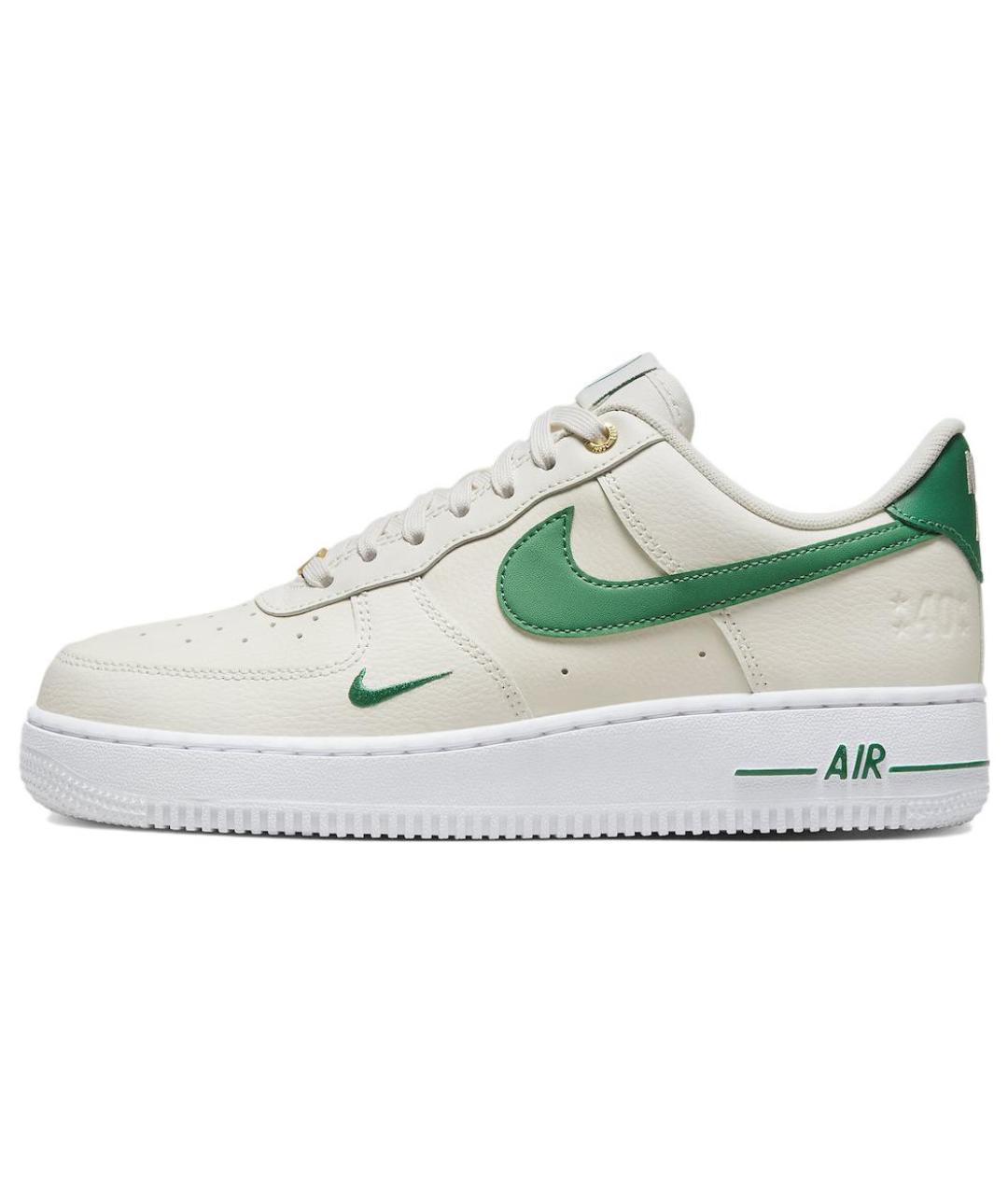 NIKE Белые кожаные кроссовки, фото 2