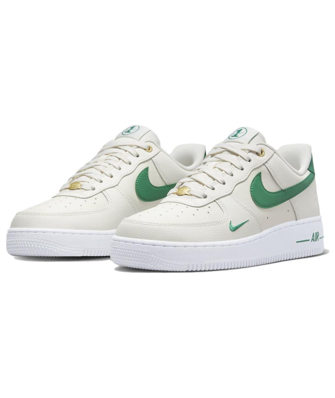 NIKE Белые кожаные кроссовки, фото 4