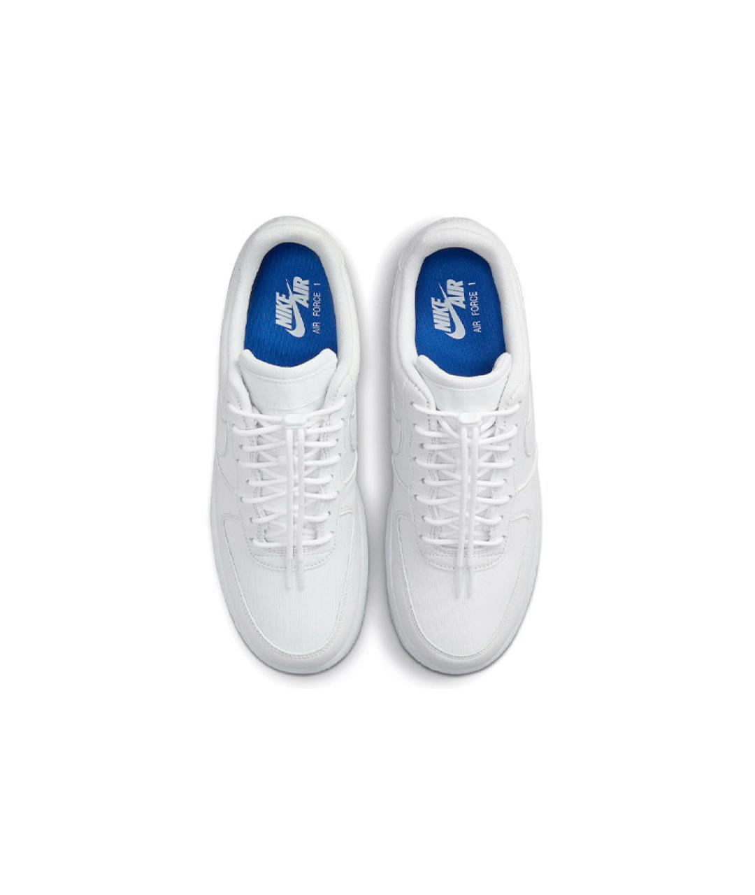 NIKE Белые кожаные низкие кроссовки / кеды, фото 4