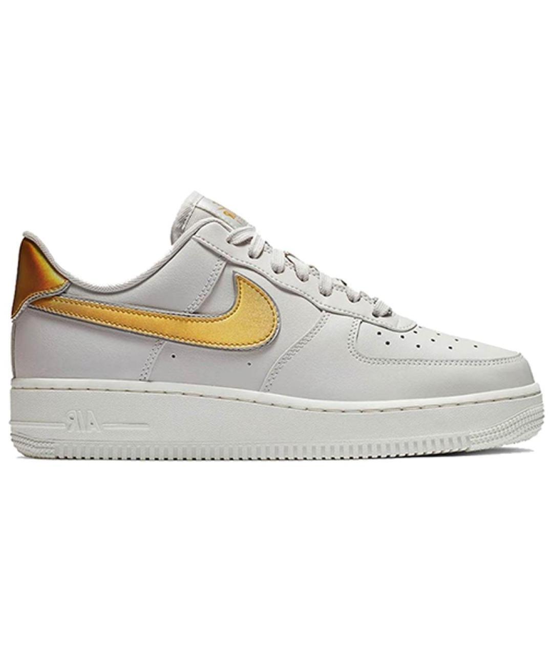 NIKE Белые кожаные кроссовки, фото 1