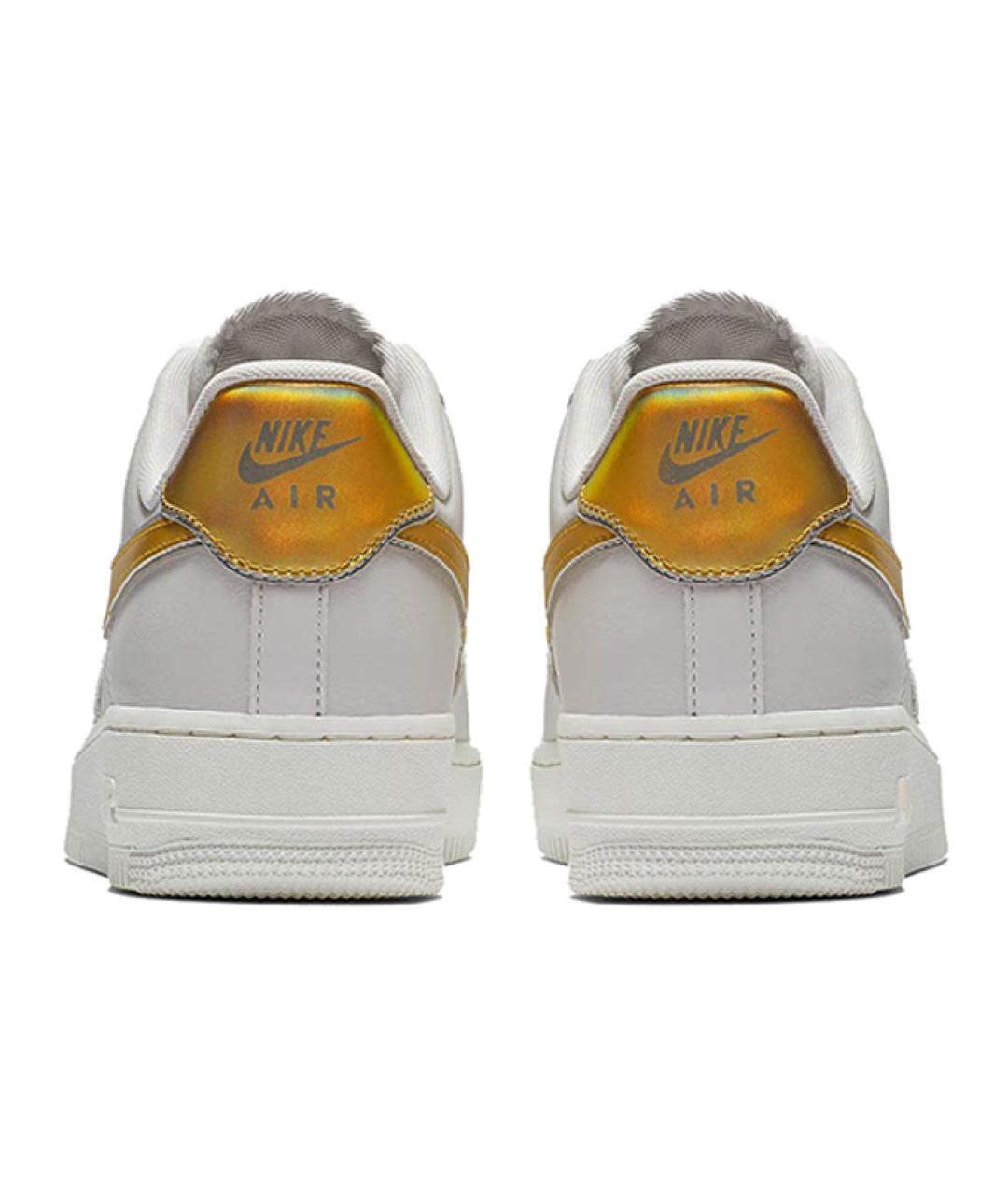 NIKE Белые кожаные кроссовки, фото 4