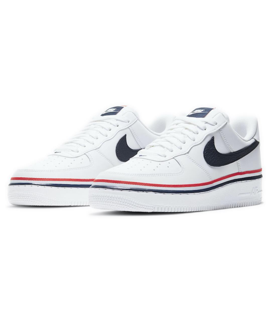 NIKE Белые кожаные кроссовки, фото 3