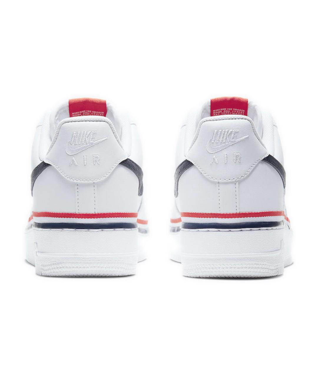 NIKE Белые кожаные кроссовки, фото 4