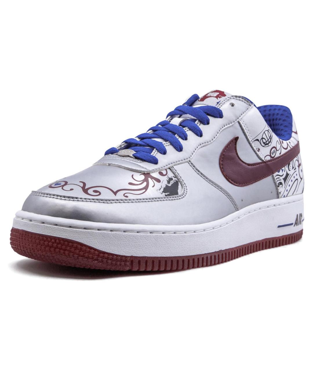 NIKE Серебряные низкие кроссовки / кеды, фото 3