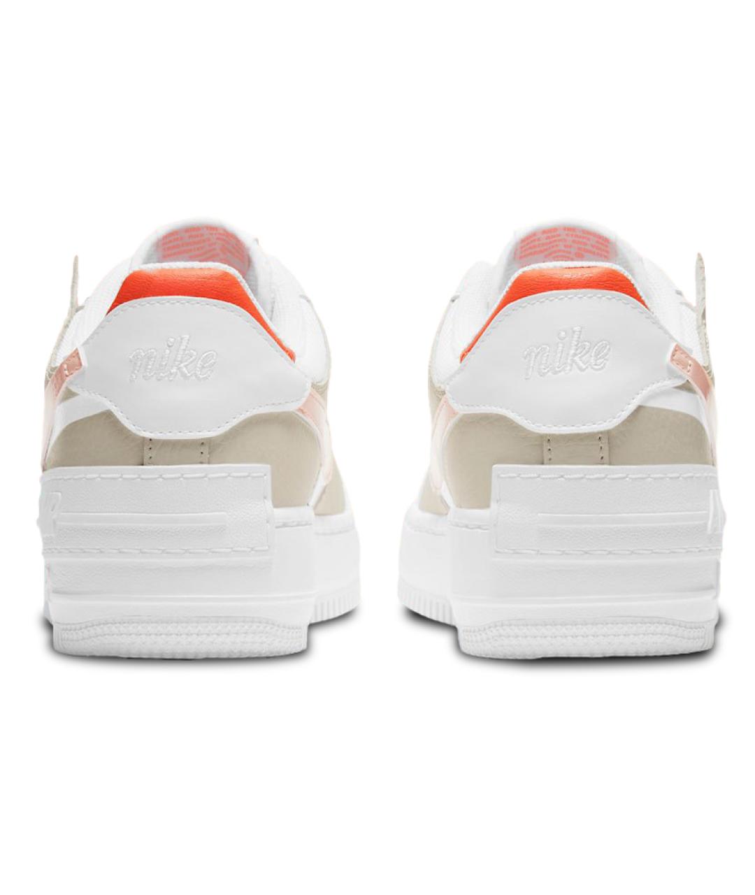 NIKE Белые кожаные кроссовки, фото 6