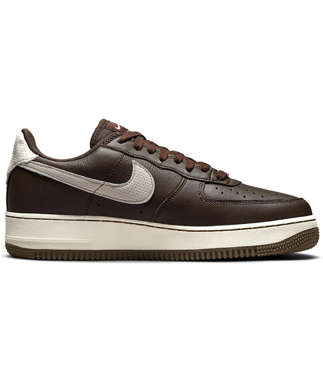 NIKE Коричневые кожаные кроссовки, фото 3