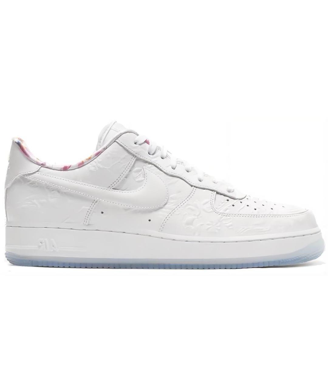 NIKE Белые кожаные кроссовки, фото 1