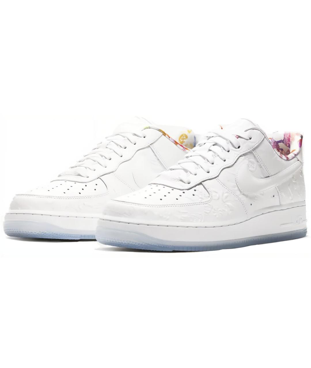 NIKE Белые кожаные кроссовки, фото 4