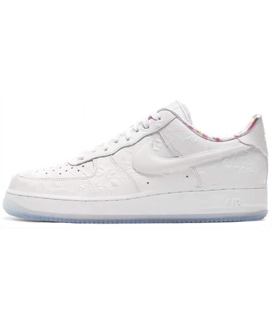 NIKE Белые кожаные кроссовки, фото 3