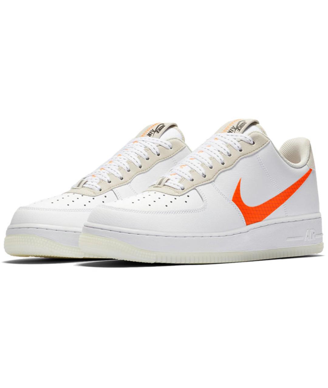 NIKE Белые кожаные кроссовки, фото 4