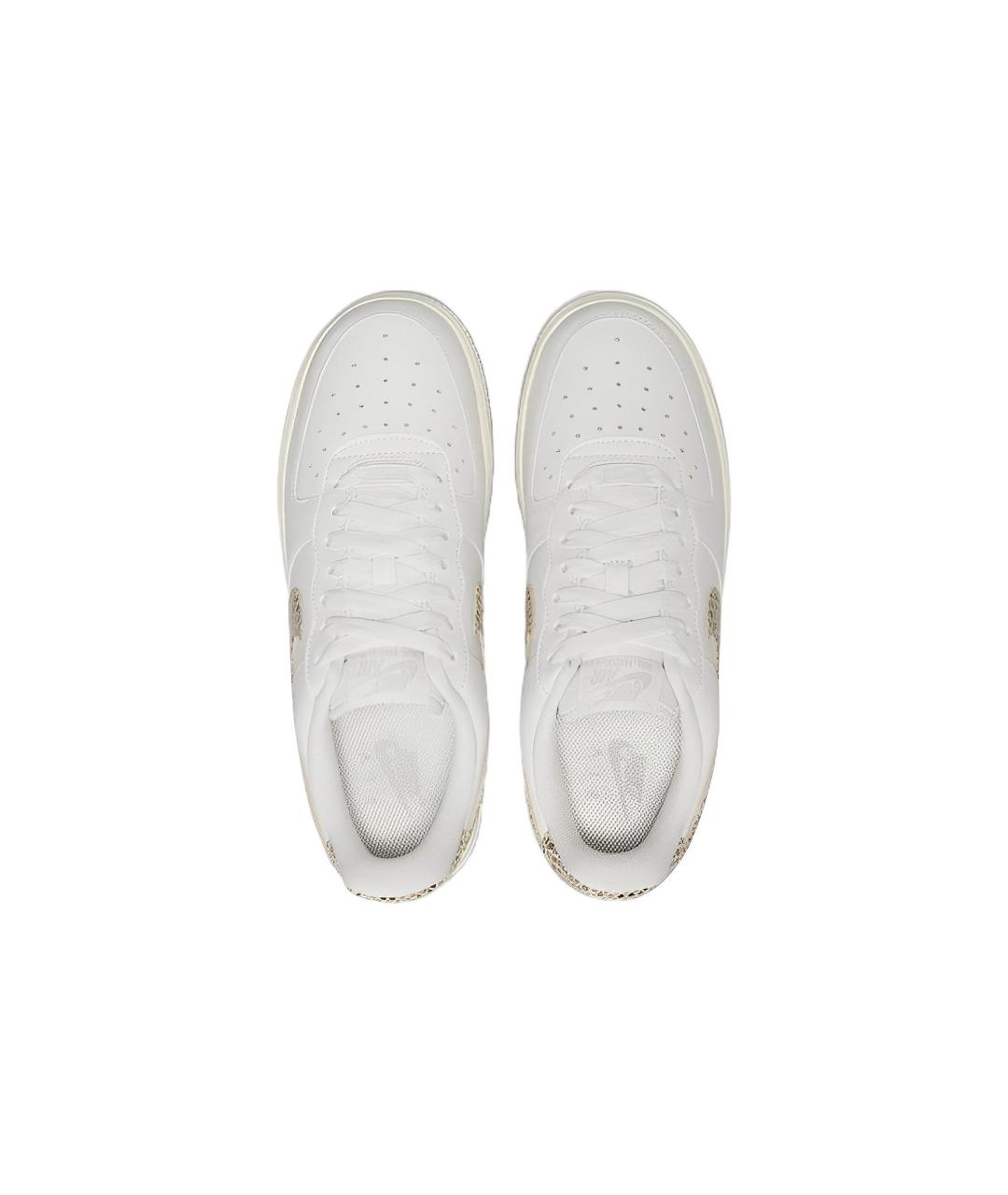 NIKE Белые кожаные кроссовки, фото 3