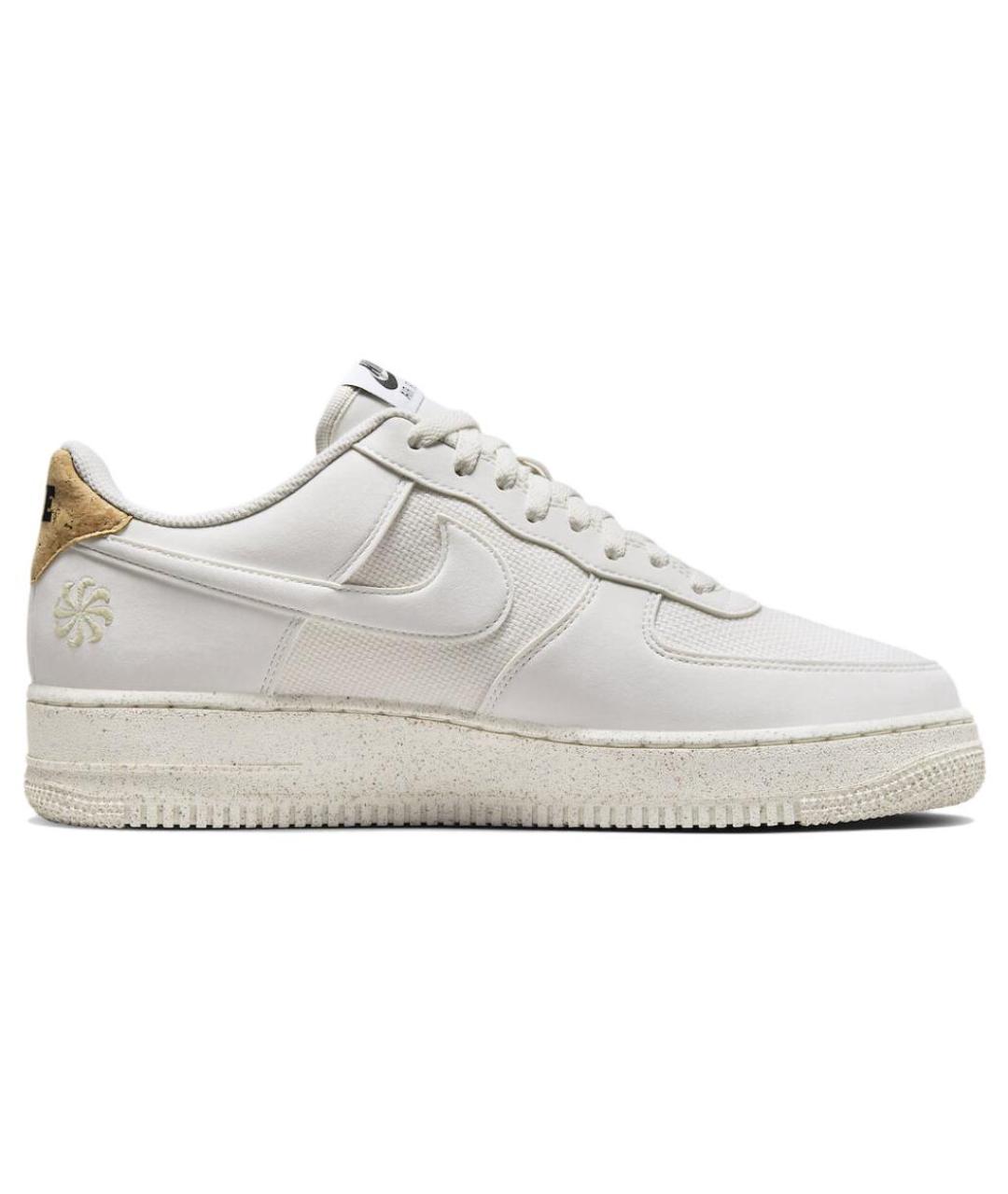 NIKE Белые кожаные низкие кроссовки / кеды, фото 2