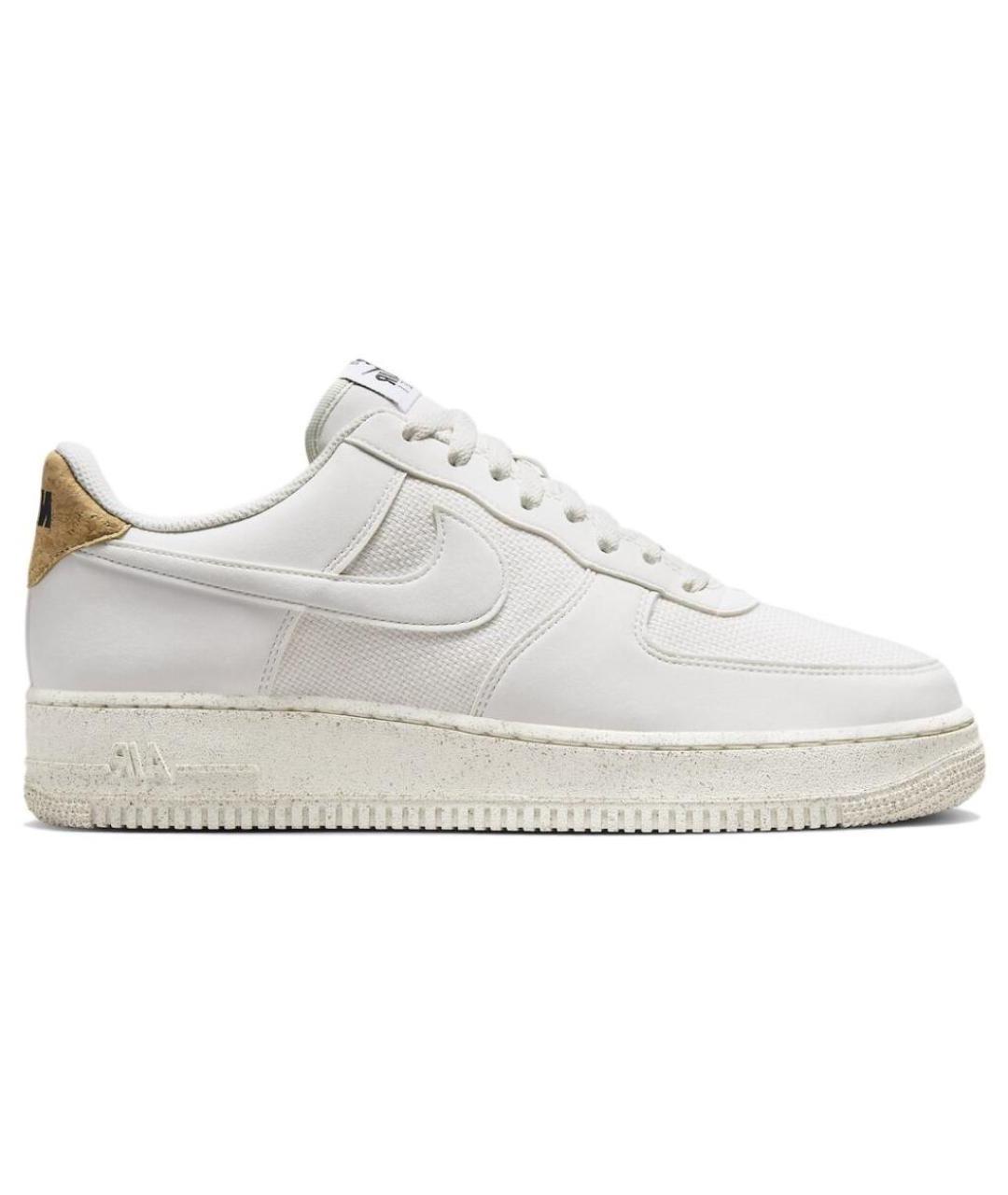 NIKE Белые кожаные низкие кроссовки / кеды, фото 1
