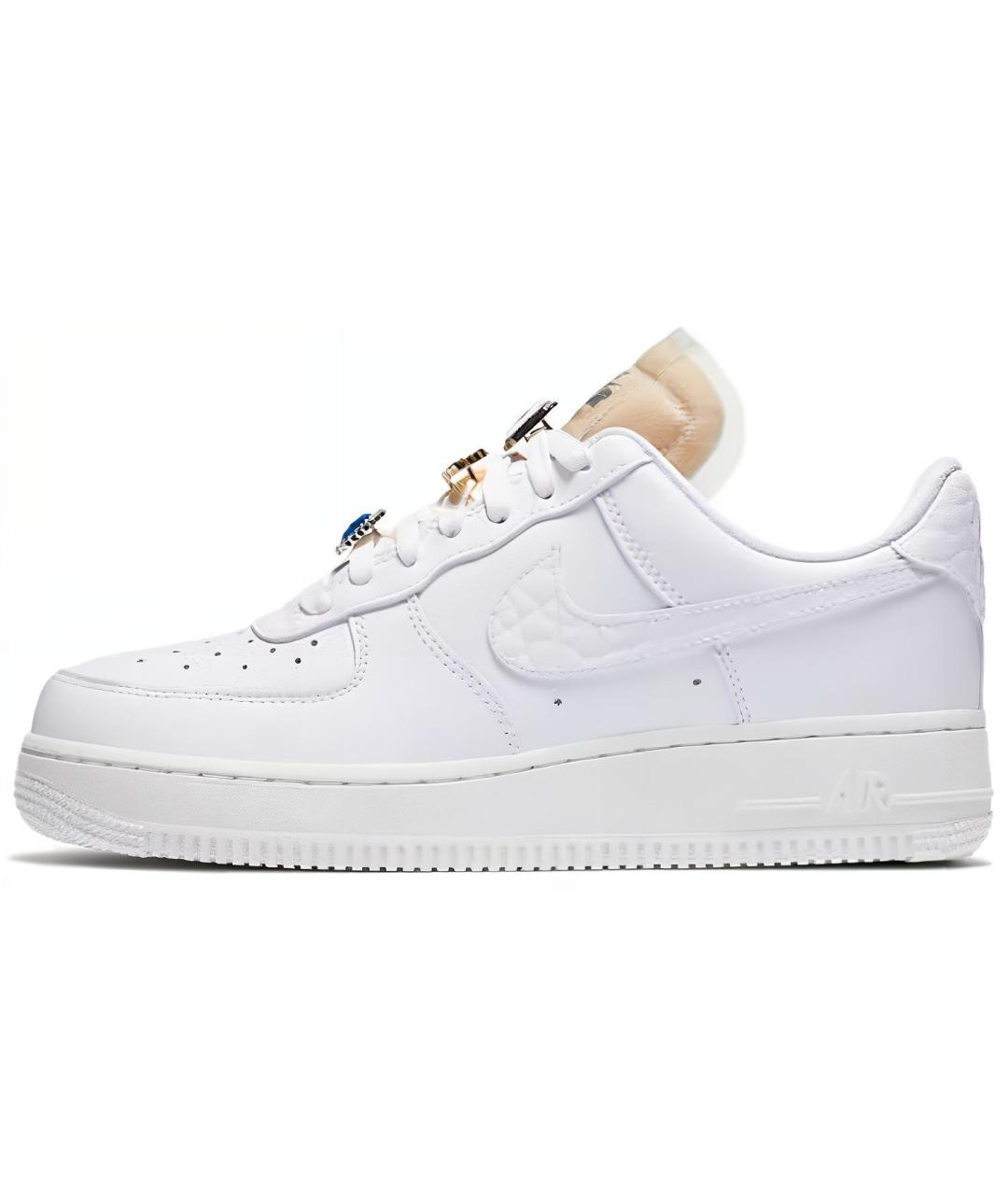 NIKE Белые кожаные кроссовки, фото 3