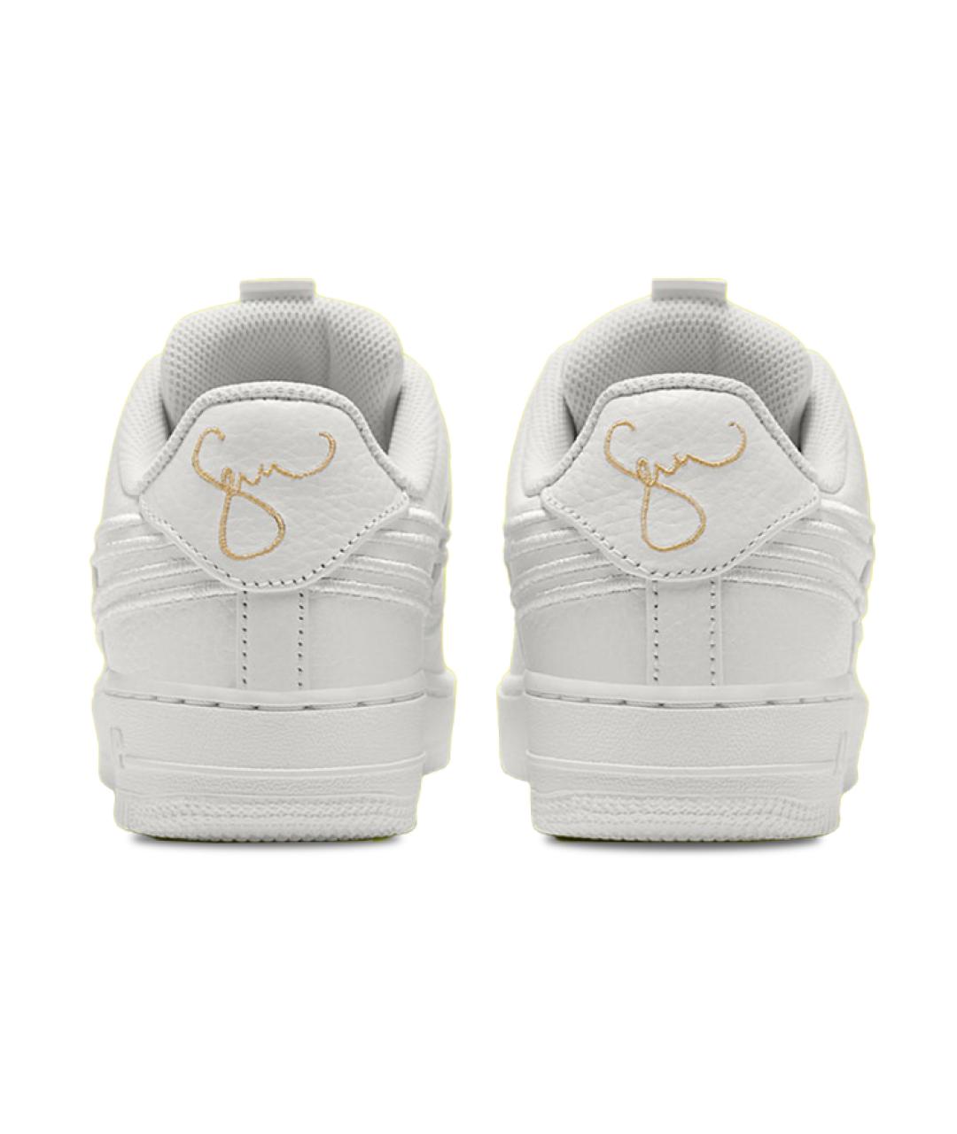 NIKE Белые кожаные кроссовки, фото 6